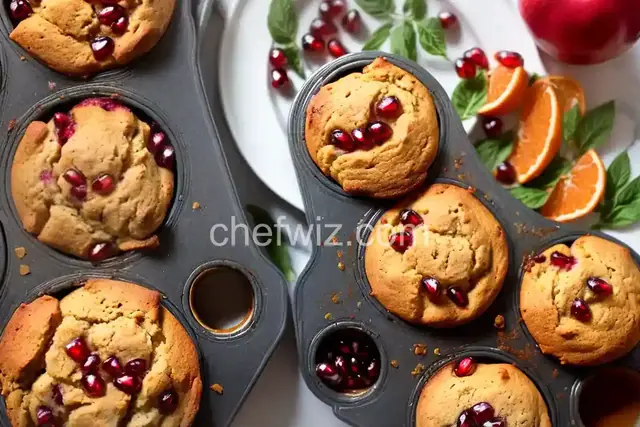 Pomegranate-Orange Muffins