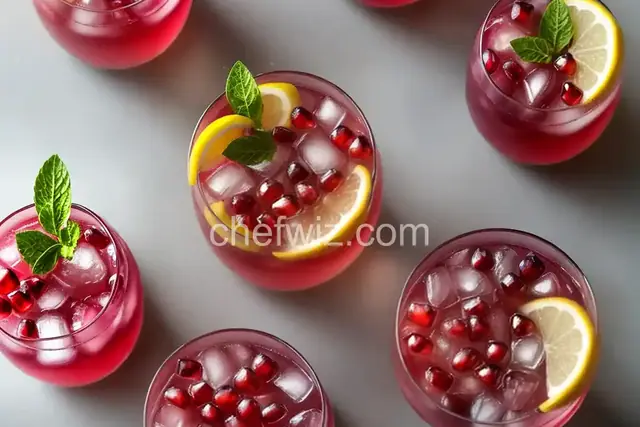 Pomegranate Spritzers