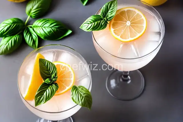 Pomelo and Basil Cocktail Recipe