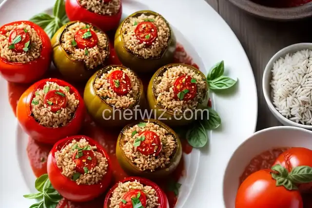 Pomodori al Riso (Roman Rice-Stuffed Tomatoes)