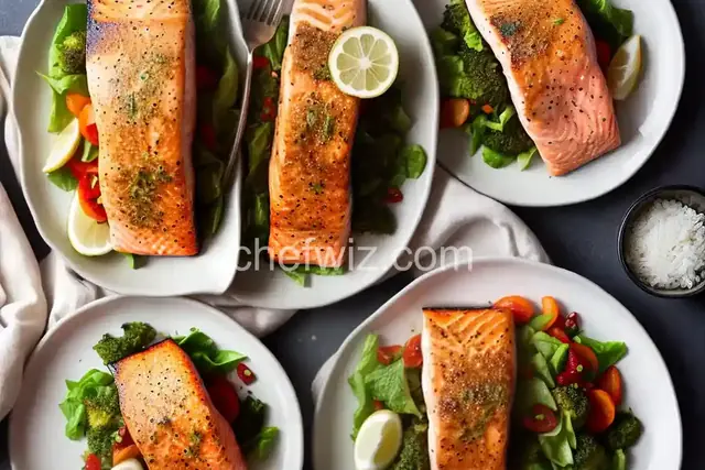 Ponzu Roasted Salmon for Two