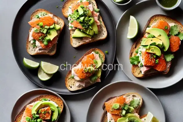 Ponzu Salmon and Avocado Toast