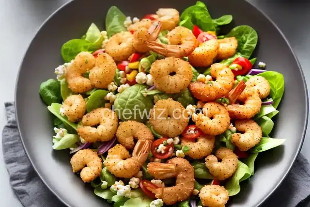 Popcorn Shrimp Salad