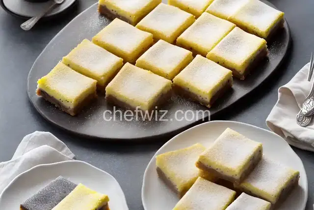 Poppy Seed-Lemon Bars