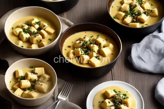 Porcini Gnocchi With Butter Sauce