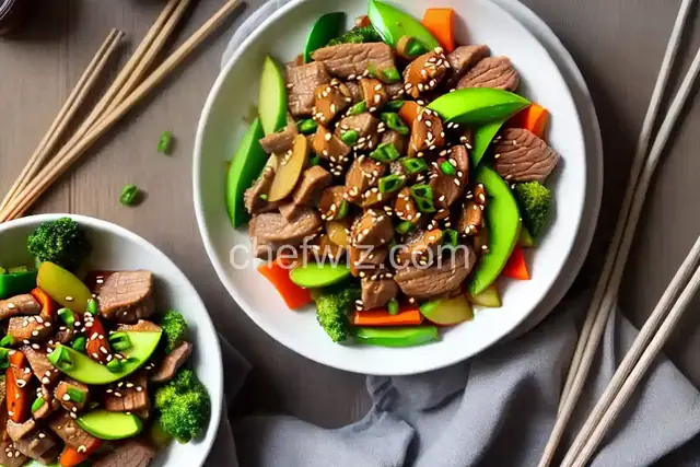 Pork, Apple, and Ginger Stir-Fry with Hoisin Sauce