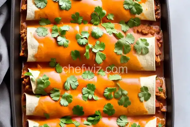 Pork Chili Verde Enchiladas