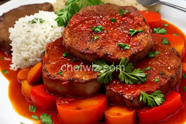 Pork Chop Cacciatore