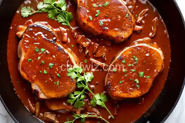 Pork Chops Smothered in Onion Gravy