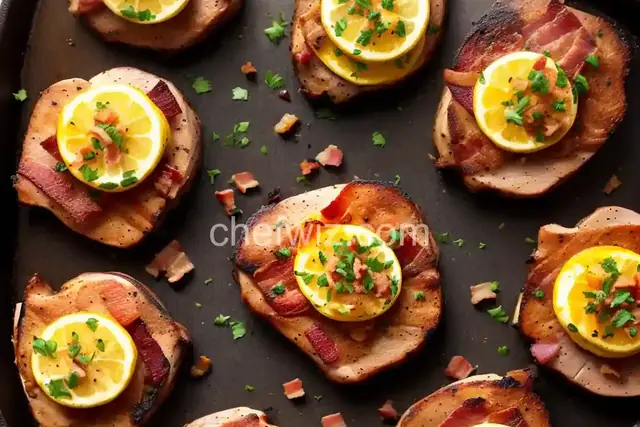 Pork Chops Stuffed with Smoked Gouda and Bacon