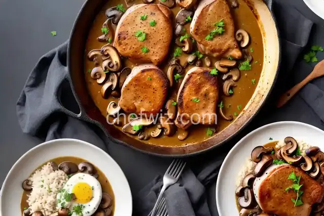 Pork Chops With Mushroom Gravy