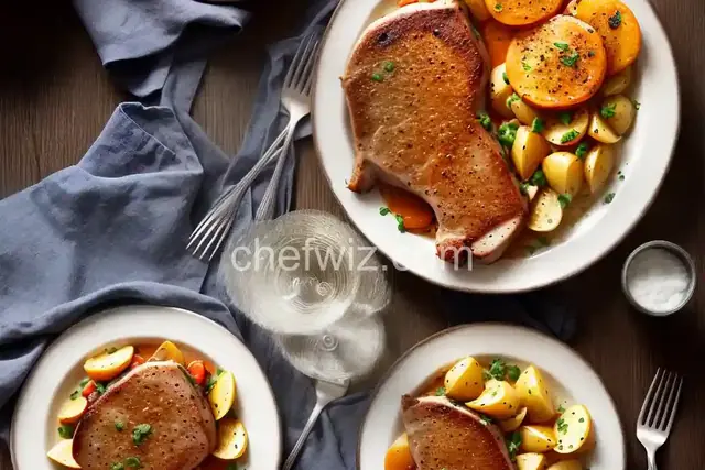 Pork Chops and Scalloped Potatoes
