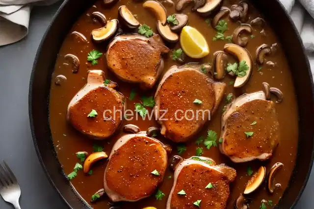 Pork Chops in Mushroom Gravy