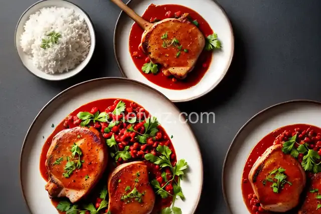 Pork Chops in Red Sauce