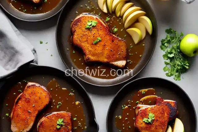 Pork Chops with Apple Cider Glaze