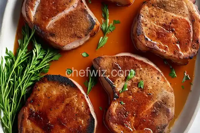 Pork Chops with Vinegar