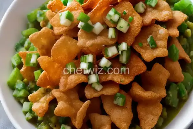 Pork Cracklings with Green Salsa (Chicharrones en Salsa Verde)