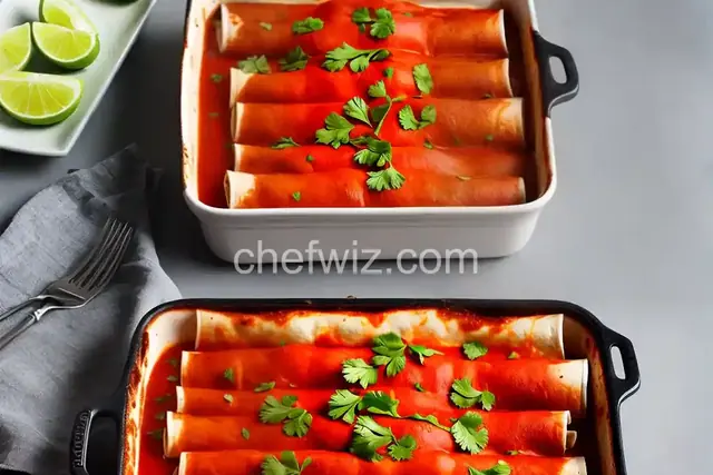 Pork Enchiladas Rojas
