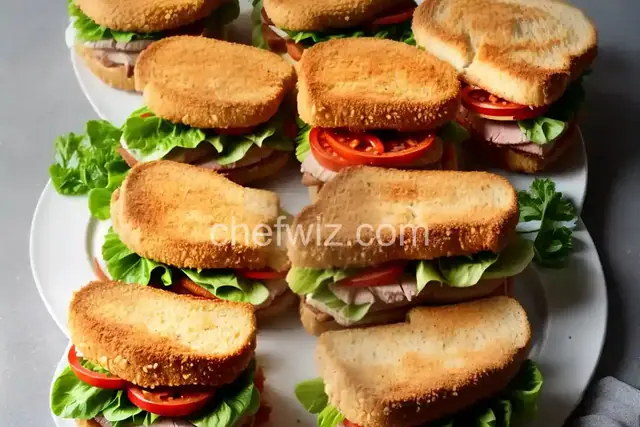 Pork Schnitzel Sandwich