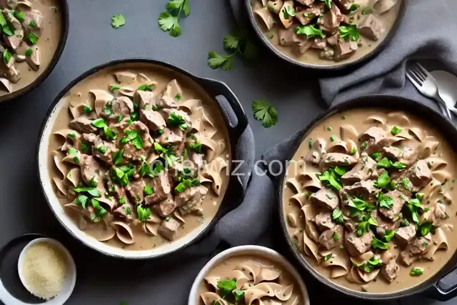 Pork Stroganoff