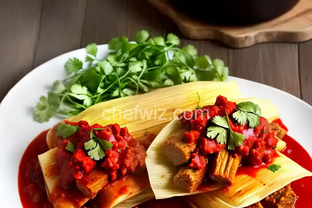 Pork Tamales Rojos