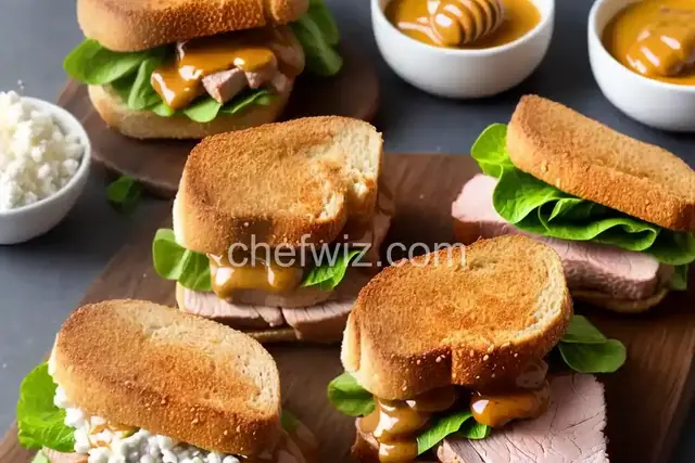 Pork Tenderloin Sandwiches with Honey Mustard