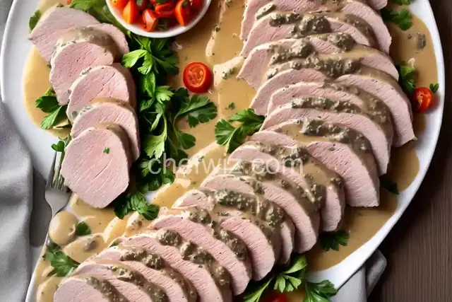 Pork Tenderloin Vitello Tonnato (Veal With Tuna Sauce) Recipe