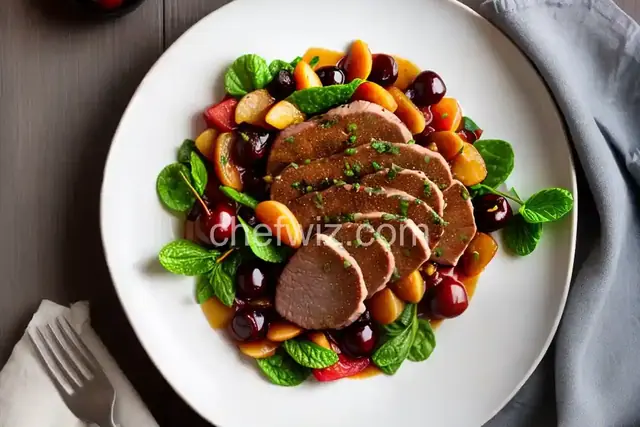 Pork Tenderloin With Agrodolce Cherries