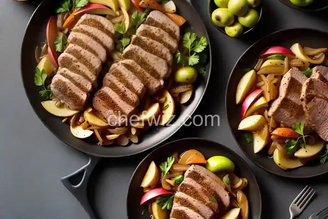 Pork Tenderloin with Apples and Onions