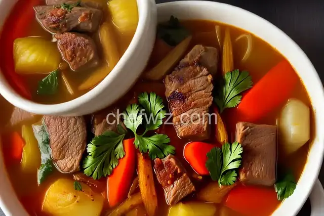 Pork, Vegetable, and Tamarind Stew (Sinigang)