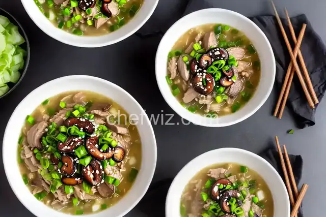 Pork and Shiitake Congee