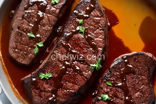 Porterhouse with Balsamic Steak Sauce