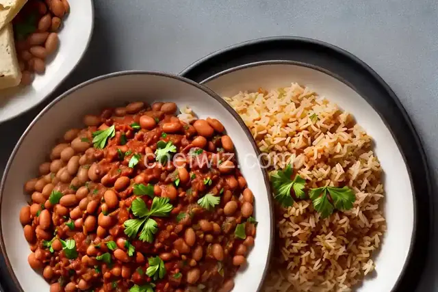 Portuguese Chourico, Beans, and Rice