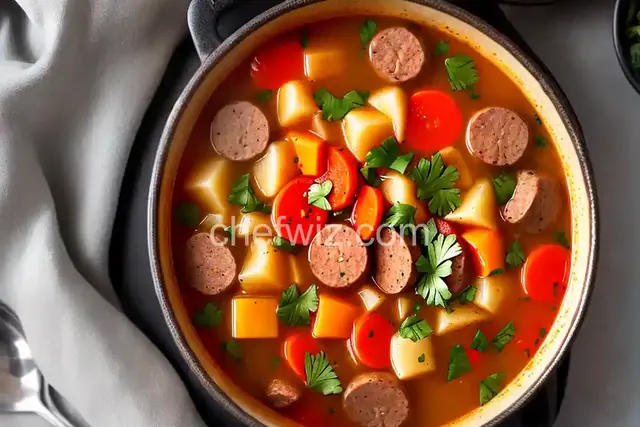 Portuguese Sausage Soup