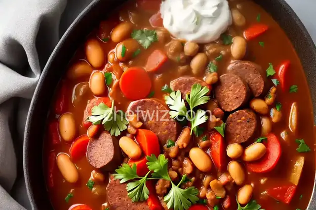 Portuguese Sausage and Bean Stew