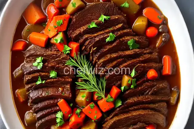 Pot Roast Brisket With Harissa and Spices