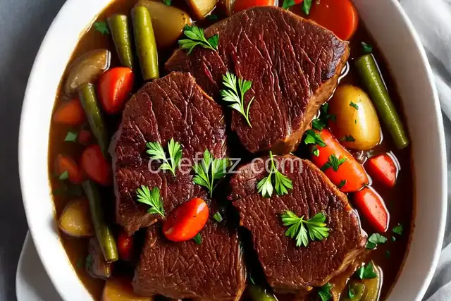 Pot Roast with Balsamic Onions