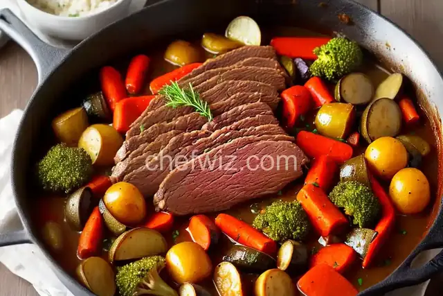 Pot Roast with Roasted Vegetables