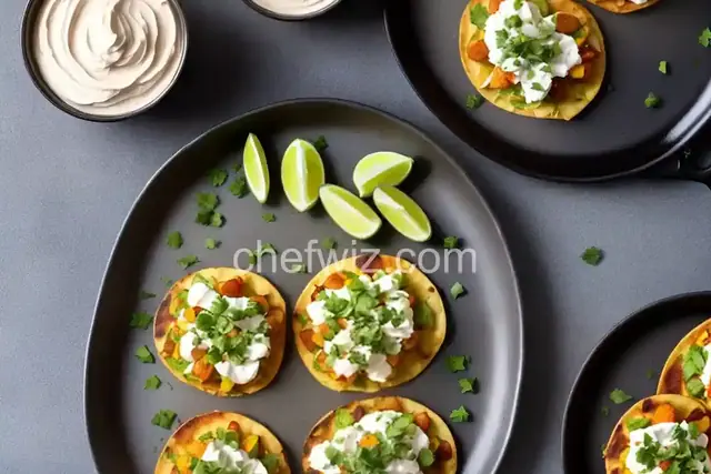 Potato-Chorizo Sopes With Avocado Crema Recipe