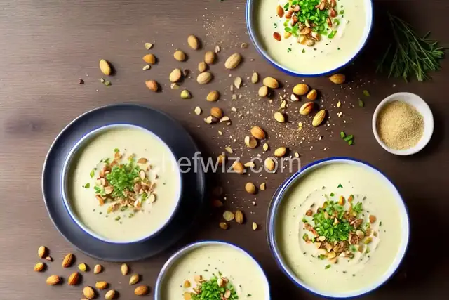 Potato-Leek Soup With Toasted Nuts and Seeds