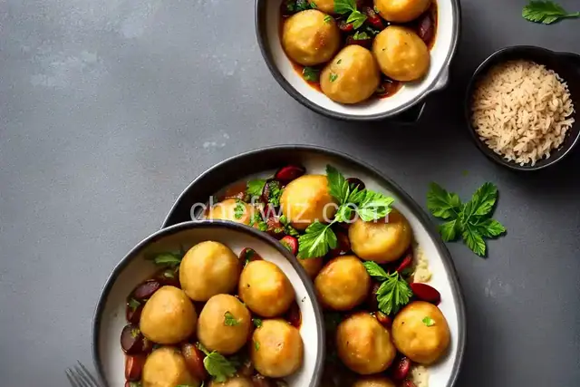 Potato Plum Dumplings
