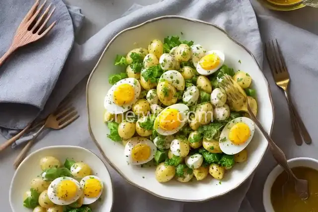 Potato Salad With 7-Minute Eggs and Mustard Vinaigrette