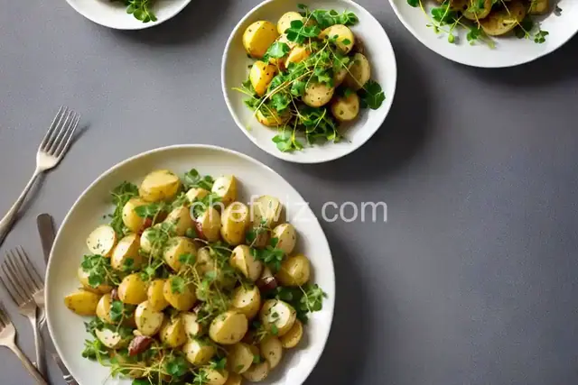 Potato Salad with Mustard Sauce and Watercress