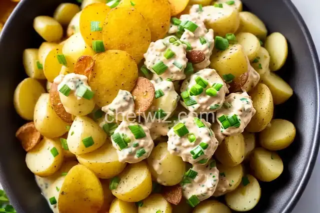 Potato Salad with Old Bay and Potato Chips