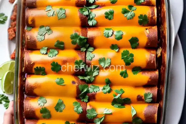 Potato and Chorizo Enchiladas