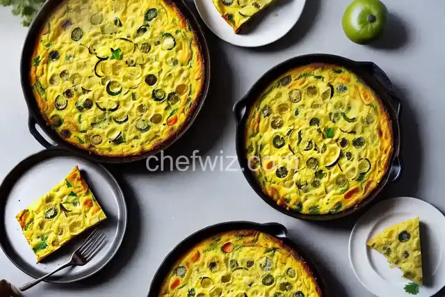 Potato and Zucchini Frittata