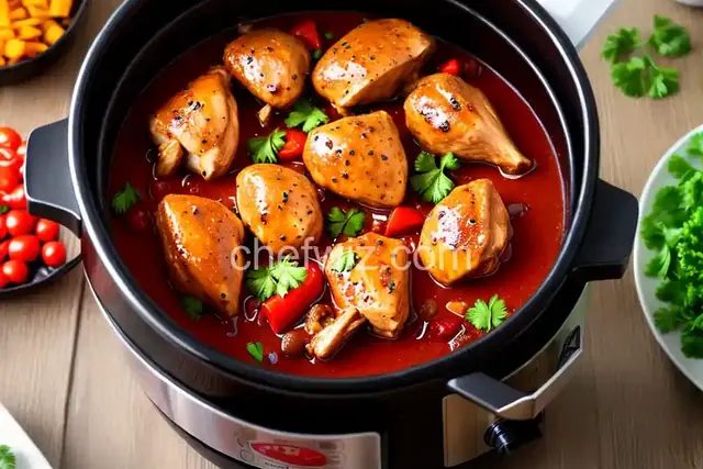 Pressure Cooker Barbeque Chicken