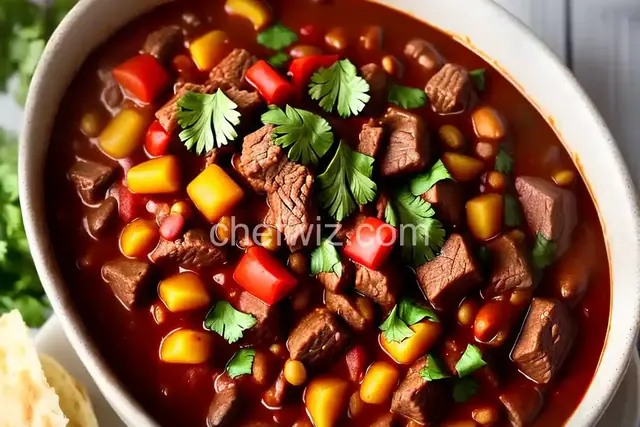 Pressure Cooker Beef Chili