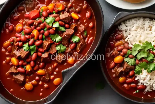 Pressure Cooker Chunky Beef and Bean Chili Recipe