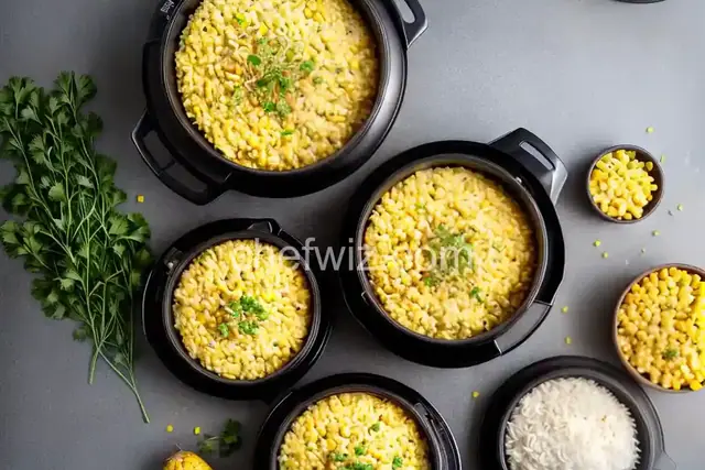 Pressure Cooker Corn Risotto Recipe